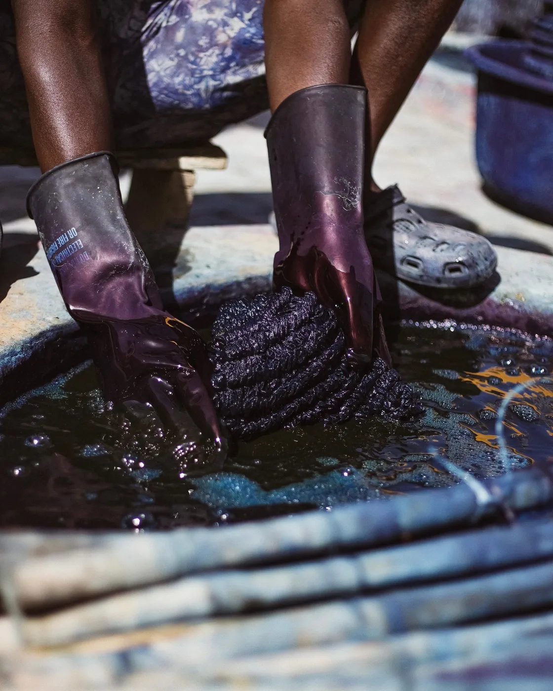Textile dyeing